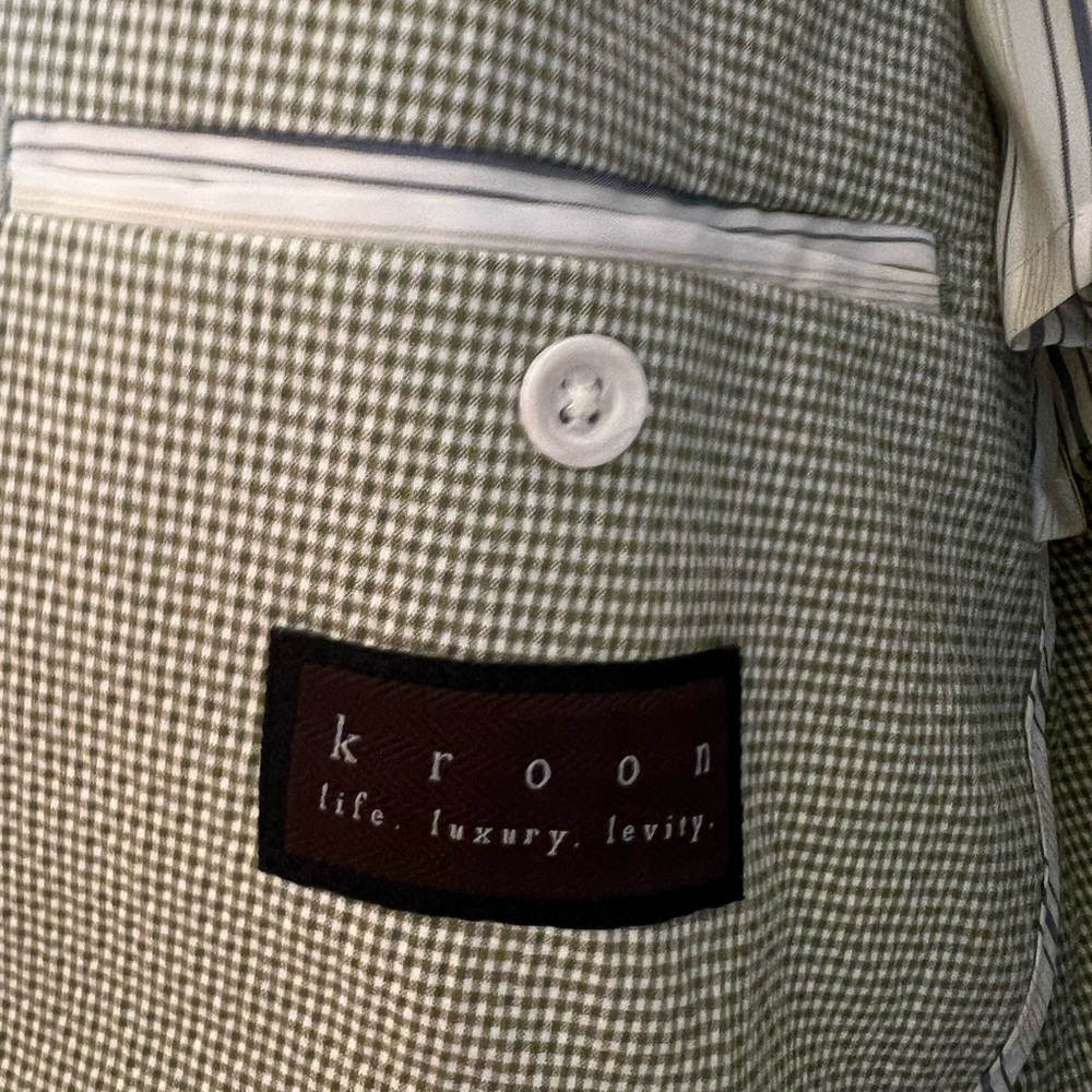 Men’s linen blazer - Picture 3 of 4